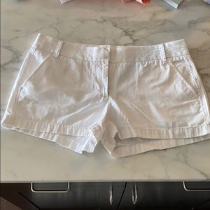 White J.Crew Chino Shorts